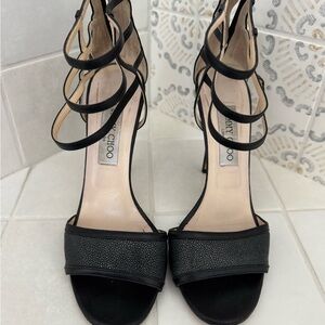 Jimmy Choo Black Stiletto Heels